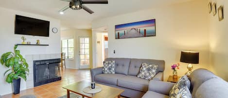 Tucson Vacation Rental | 911 Sq Ft | 2BR | 2BA | Stairs Required