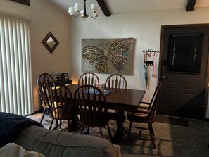 Dining area off upstairs living and kitchen 