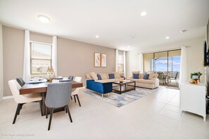 The house features open-concept spaces, perfect for enjoying with family.