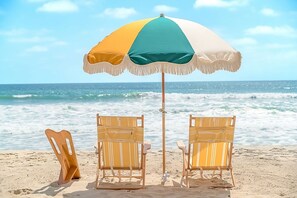 Sun Loungers on the beach