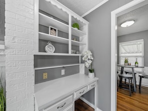 Built ins throughout and designer touches! 