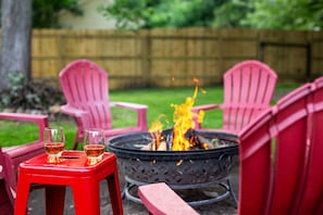 Sip on your favorite beverage while relaxing at night