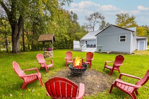 Relax in the Backyard next to the firepit