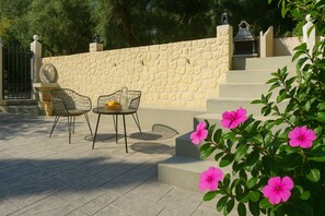 Enjoy a drink or a meal in the garden