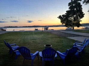 Sunrises over the lake are stunning, and evenings have a magical glow out here.