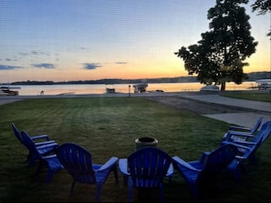 Sunrises over the lake are stunning, and evenings have a magical glow out here.