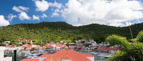 view of the Gustavia from terrace