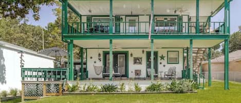 Main house with 2 huge patios