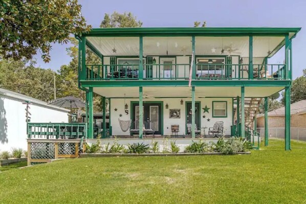 Main house with 2 huge patios