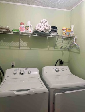 Laundry room with essentials 