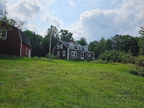 View of house from back yard