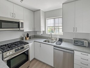 Newly remodeled kitchen with brand new appliances