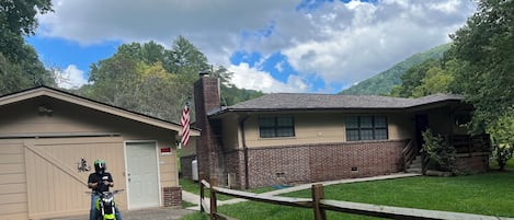 Garage and front of house