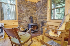 Living Area | Wood-Burning Stove