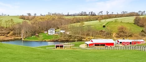 Welcome to The Farm, a 42 acre retreat on Massbach Ridge only 20 min from Galena