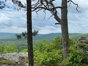 Blick von der Unterkunft