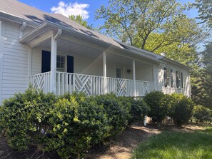 View from driveway