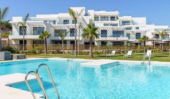 Block and apartment terrace