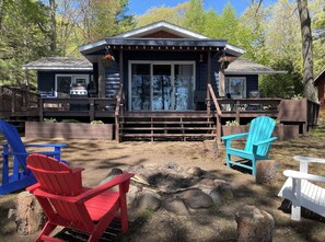 Lakeside deck