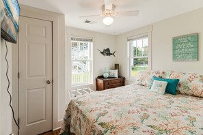 Unlike Many Local Rental Homes, Beds are Made with Fresh Sheets when you Arrive. No Need to Strip the Beds at the End of your Stay.