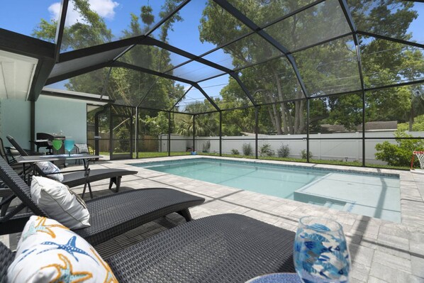 Lounge Poolside and Soak up the Warmth of the Florida Sunshine