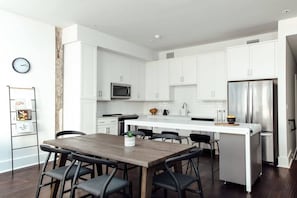 Dining area has seating for 6