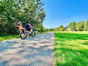 Our home is steps from the Boise Greenbelt.