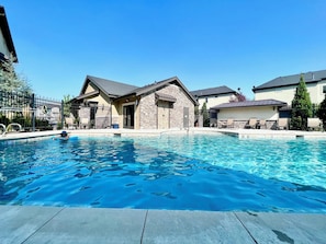 Community Pool just steps away from our front door