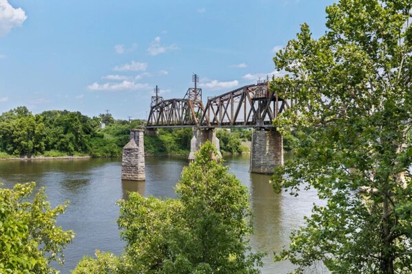 Gorgeous river views from your private balcony