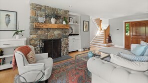 Fireplace for cozy fall/winter days