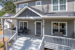 Front porch - Front porch with table and chairs.