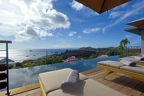 Deck at WV EDU, Lurin, St. Barthelemy