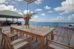 Deck at WV GEA, Petite Saline, St. Barthelemy