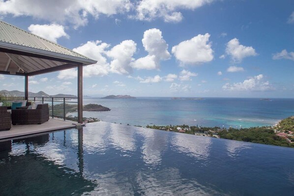 Villa Pool at WV GEA, Petite Saline, St. Barthelemy