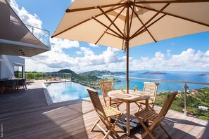 Terrace at WV GDV, Vitet, St. Barthelemy