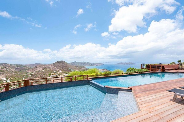 Villa Pool at WV JAB, Petite Saline, St. Barthelemy