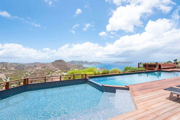 Villa Pool at WV JAB, Petite Saline, St. Barthelemy