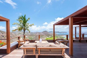 Deck at WV JAB, Petite Saline, St. Barthelemy