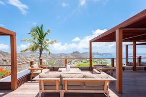 Deck at WV JAB, Petite Saline, St. Barthelemy