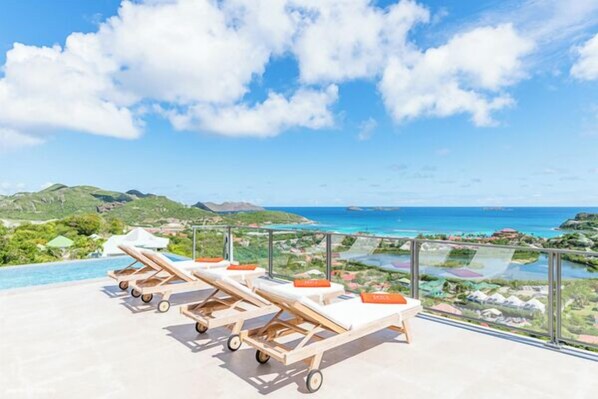 Terrace at WV VOB, St. Jean, St. Barthelemy