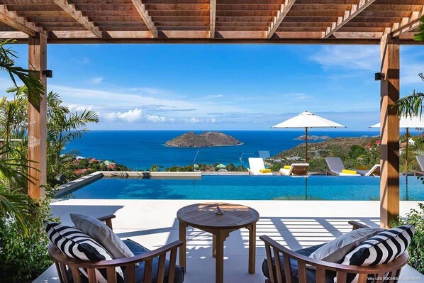 Villa Pool at WV LER, Colombier, St. Barthelemy