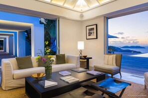 Living Room at WV ECO, Gouverneur, St. Barthelemy