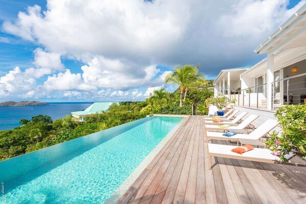 Villa Pool at WV LLA, St. Jean, St. Barthelemy