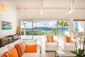 Living Room at WV LLA, St. Jean, St. Barthelemy