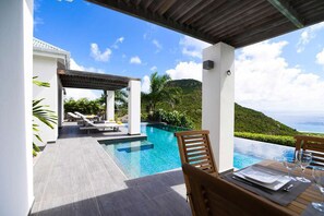 Terrace at WV VLY, Vitet, St. Barthelemy