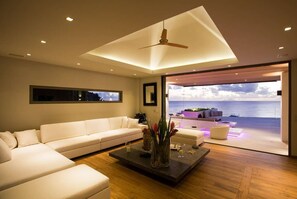 Living Room at WV VIT, Lurin, St. Barthelemy