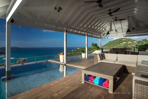 Terrace at WV IEW, St. Jean, St. Barthelemy