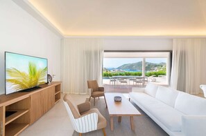 Living Room at WV SBV, Gustavia, St. Barthelemy