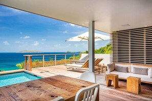 Terrace at WV SUM, Pointe Milou, St. Barthelemy