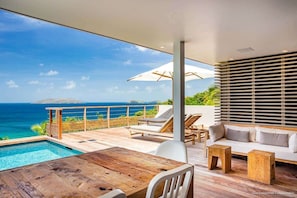 Terrace at WV SUM, Pointe Milou, St. Barthelemy